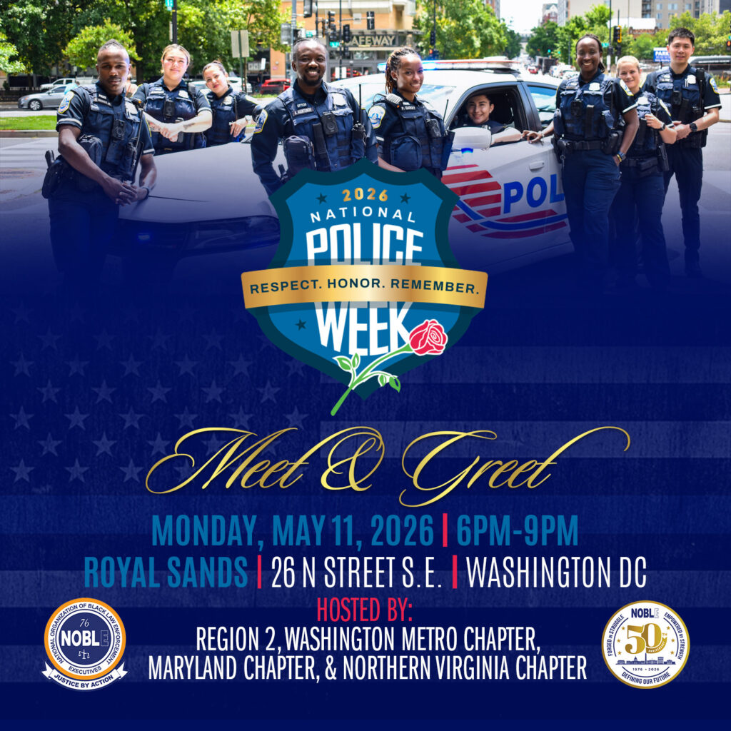 2026 noble national police week meet and greet flyer